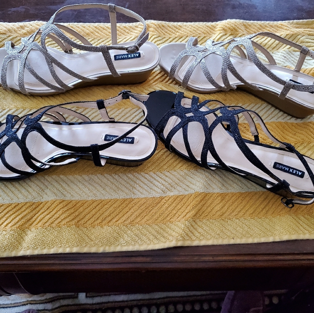ALEX MARIE SPARKLE SANDALS, 9M